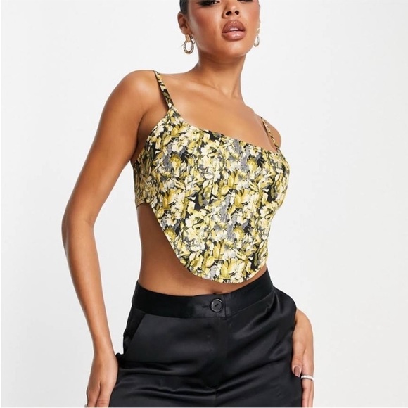 Lioness Tops - NWT Lioness 90’s Brocade Tanis Corset